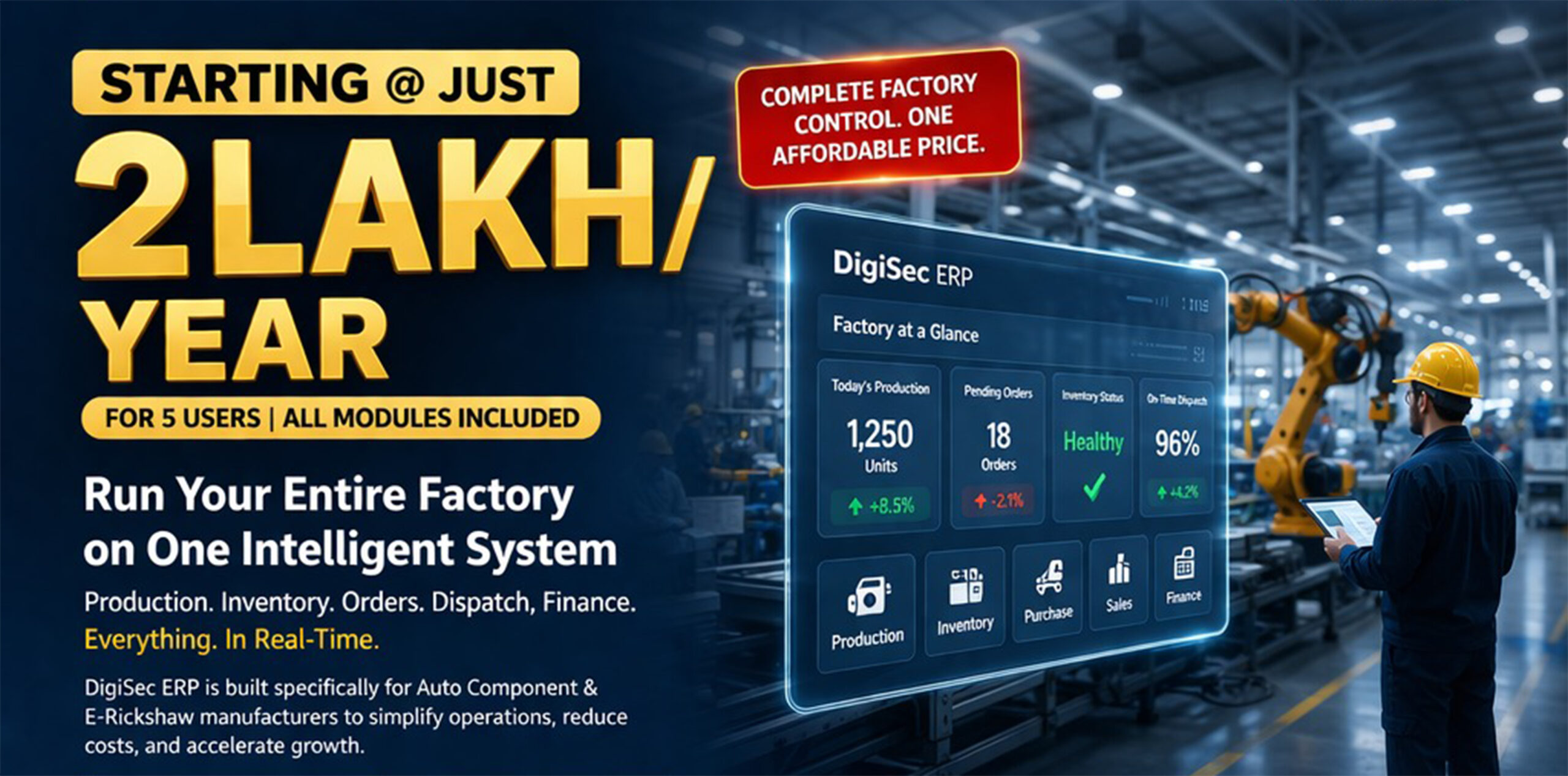 DigiSec ERP for manufacturers